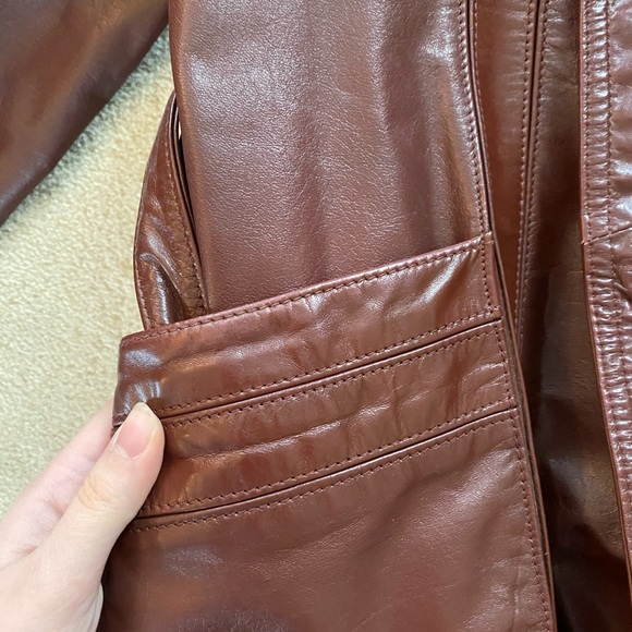Vintage leather jacket - Picture 3 of 5